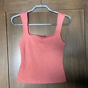 Crop top square neck tank NWT